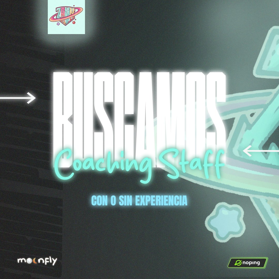 📢 Zenik Esports busca Coaching Staff

Ampliamos staff para seguir creciendo como proyecto.

🔎 Buscamos:
• Head Coach
• Assistant Coach
• Team Manager

👉 Con o sin experiencia.
📩 DM abierto o Discord: cqmin / marr.less

#RiseZenik #FreeAgent
