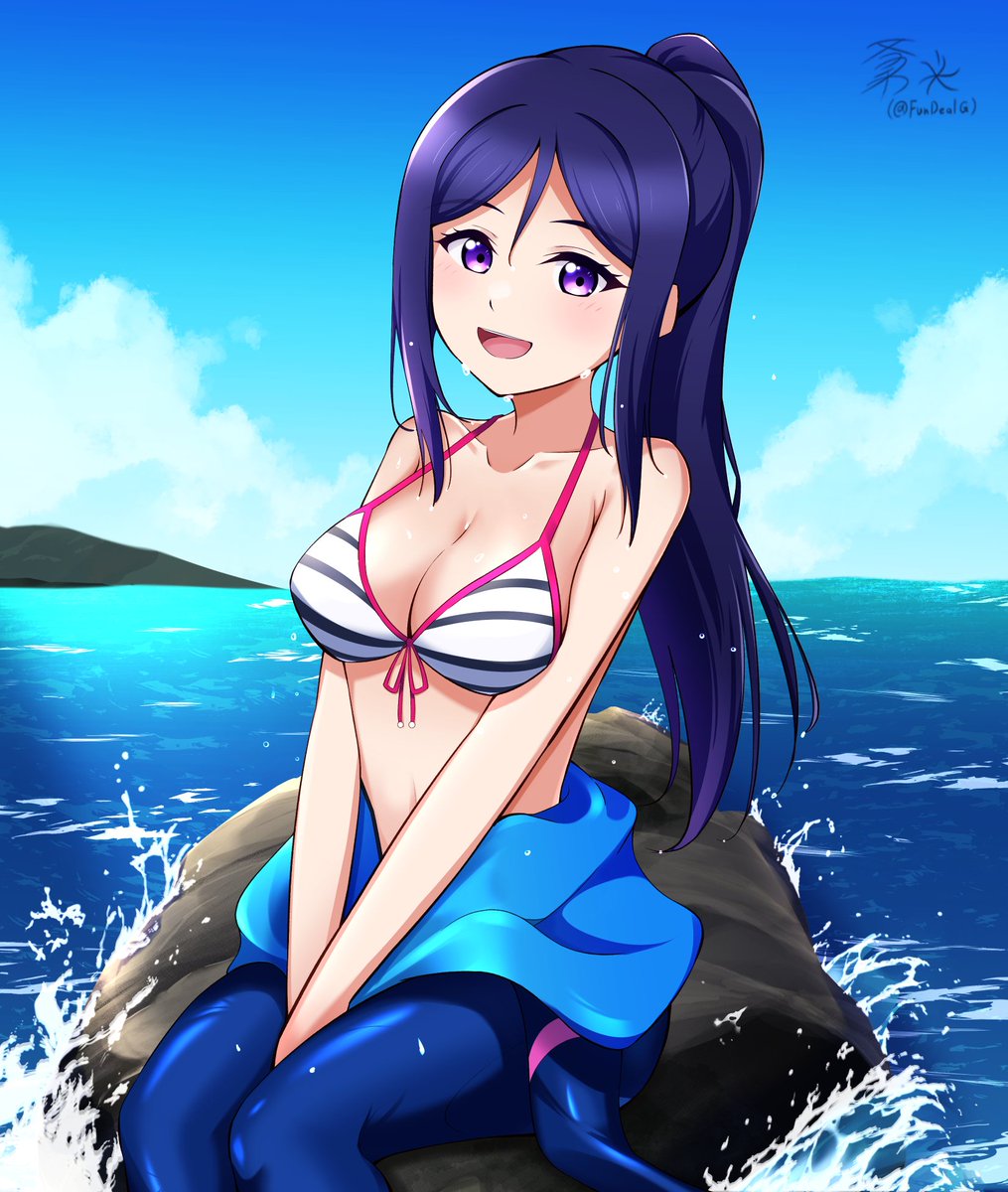松浦果南 「HAPPY BIRTHDAY ∬(_c||^ヮ^|| #松浦果南生誕祭2026」|フデアルGのイラスト