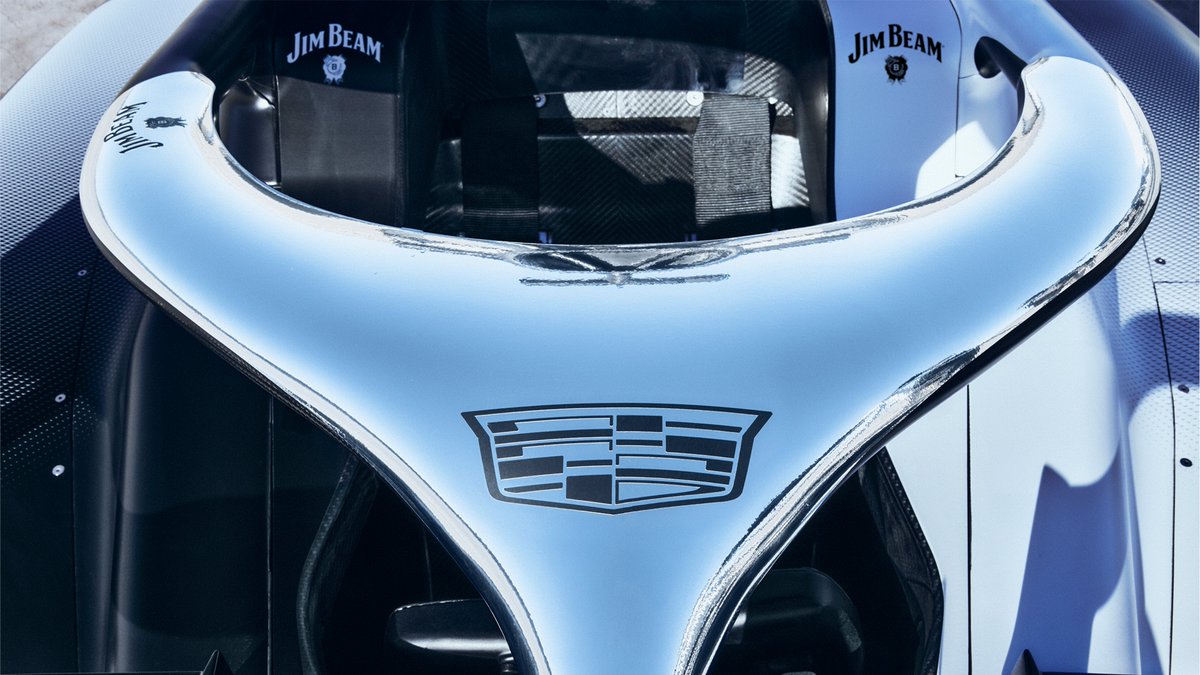 vincenzolandino's tweet photo. Some detail shots of the @Cadillac_F1 Team livery https://t.co/Fxh73hUgrE