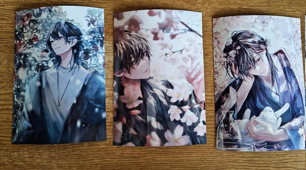 印刷してきたー！ 綺麗！ 素敵なイラストありがとうございます