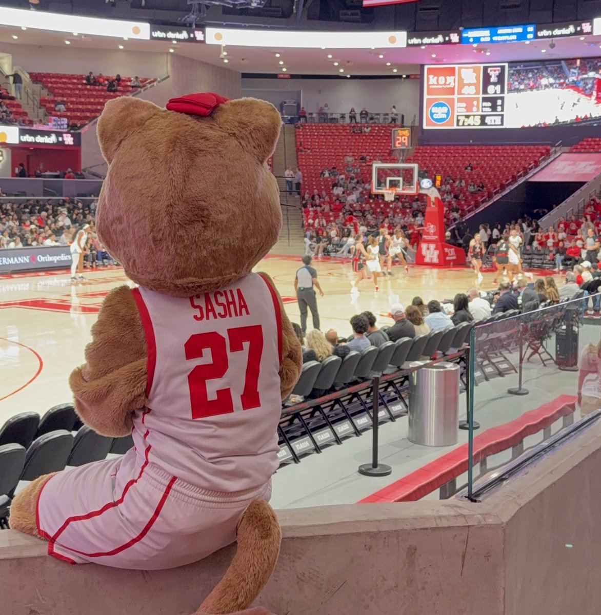 KarisMuse's tweet photo. Recognizing National Girls and Women in Sports Day at UH! Go Coogs!!! #karis #karismuse #mUSe #nomewithoutus #girlsbasketball🏀 #womensbasketball🏀 #basketball #highschoolbasketball #girlshighschoolbasketball #musegrinddontstop https://t.co/mK5jOoPene