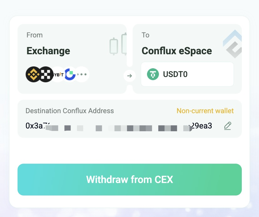 GrantYu1's tweet photo. 🧵 Just tried moving USDT0 to Conflux eSpace. Here's what happened 👇

@Conflux_Network @USDT0_to @mesonfi https://t.co/jfDUk8sTkW