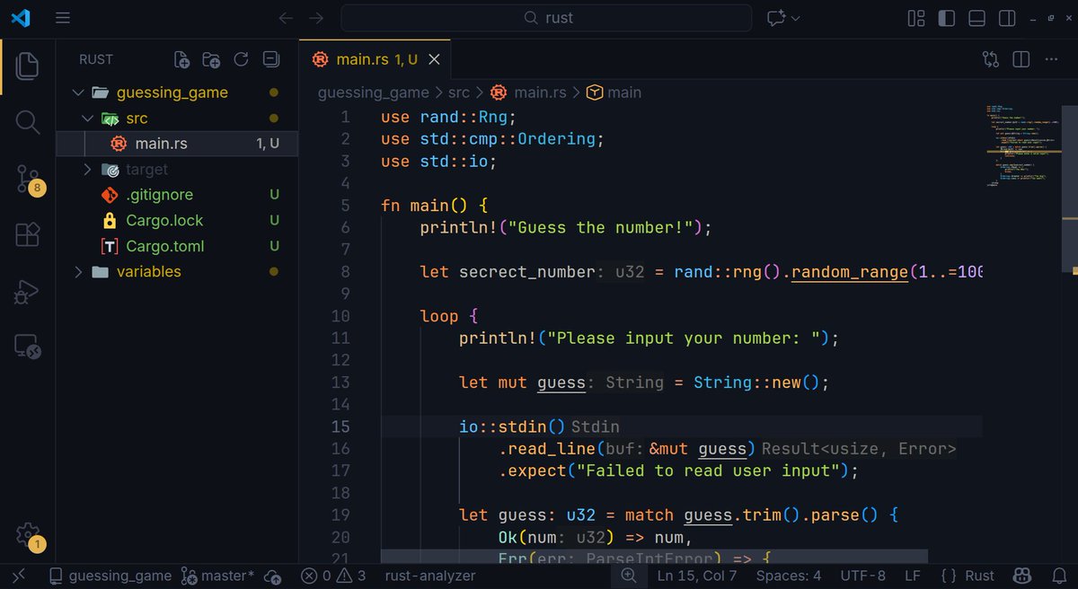 Rust Const Mut Let Today I started learning a new programming language: Rust. Started with ...