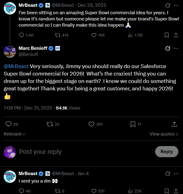 viDoppio's tweet photo. Message shown in 3rd advertisement; nothing hidden in replies. Red herring. https://t.co/WKrKtJrUGb