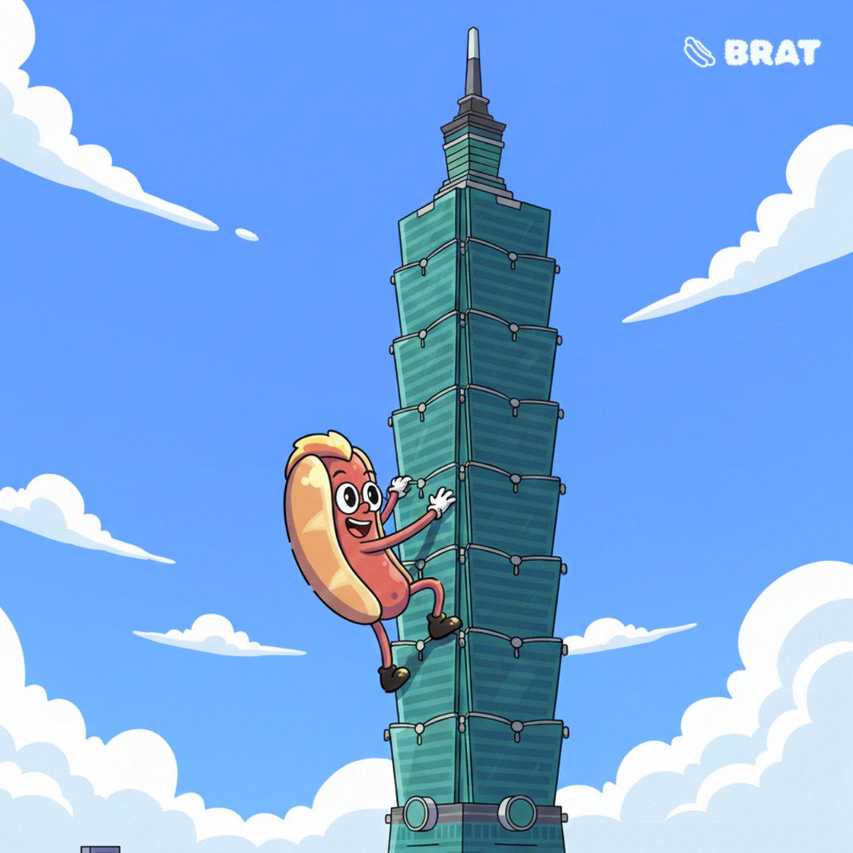 Some see another Monday... 
$BRAT sees another week to climb the top, build, and meme.🌭
