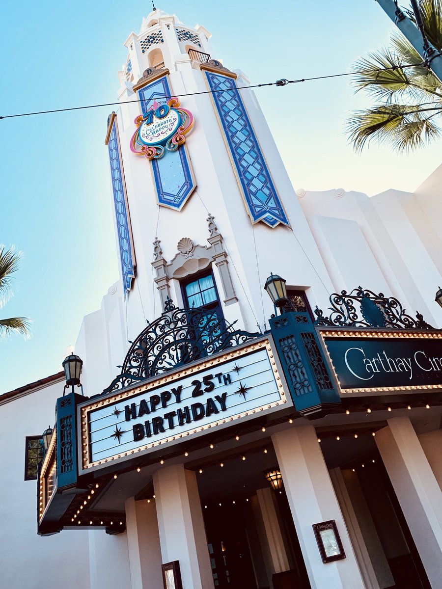 DAPs_Magic's tweet photo. Carthay Circle Theater at Disney California Adventure celebrates #DCA25.
#DisneylandResort
#dapsmagic https://t.co/FZhIkDA83X