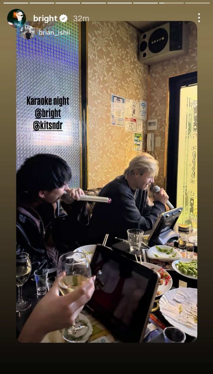 Bright IGS

Having fun with friends last night in Tokyo 😊
Nice to see Bright hanging out too between music sessions 🤍

#bbrightvc