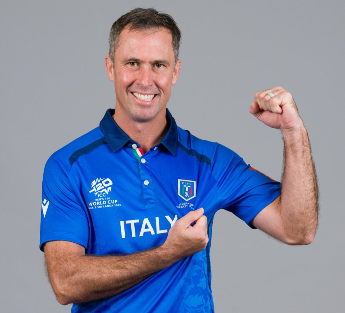 Italy is ready to debut in Cricket. Today Italy plays their first ICC Men's T20 World Cup in history. 

A precious moment for Italy. Today they will play his first match against scotland. 

#T20WorldCup2026 #SuperBowl