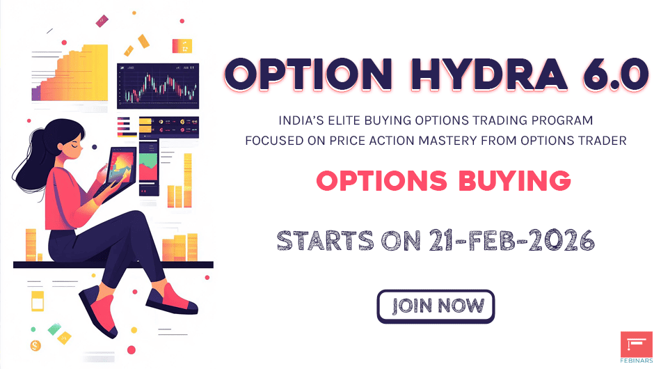 febinars's tweet photo. 🔥Option Hydra 6.0 – Options Buying

India’s Elite 5-Day Intensive Weekend Training

Starts: 21-FEB-2026 | 10 AM – 05 PM

Master structured, rule-based options buying.

Join Now: https://t.co/yDvM3vhFLy https://t.co/TqfnQ5EQ65