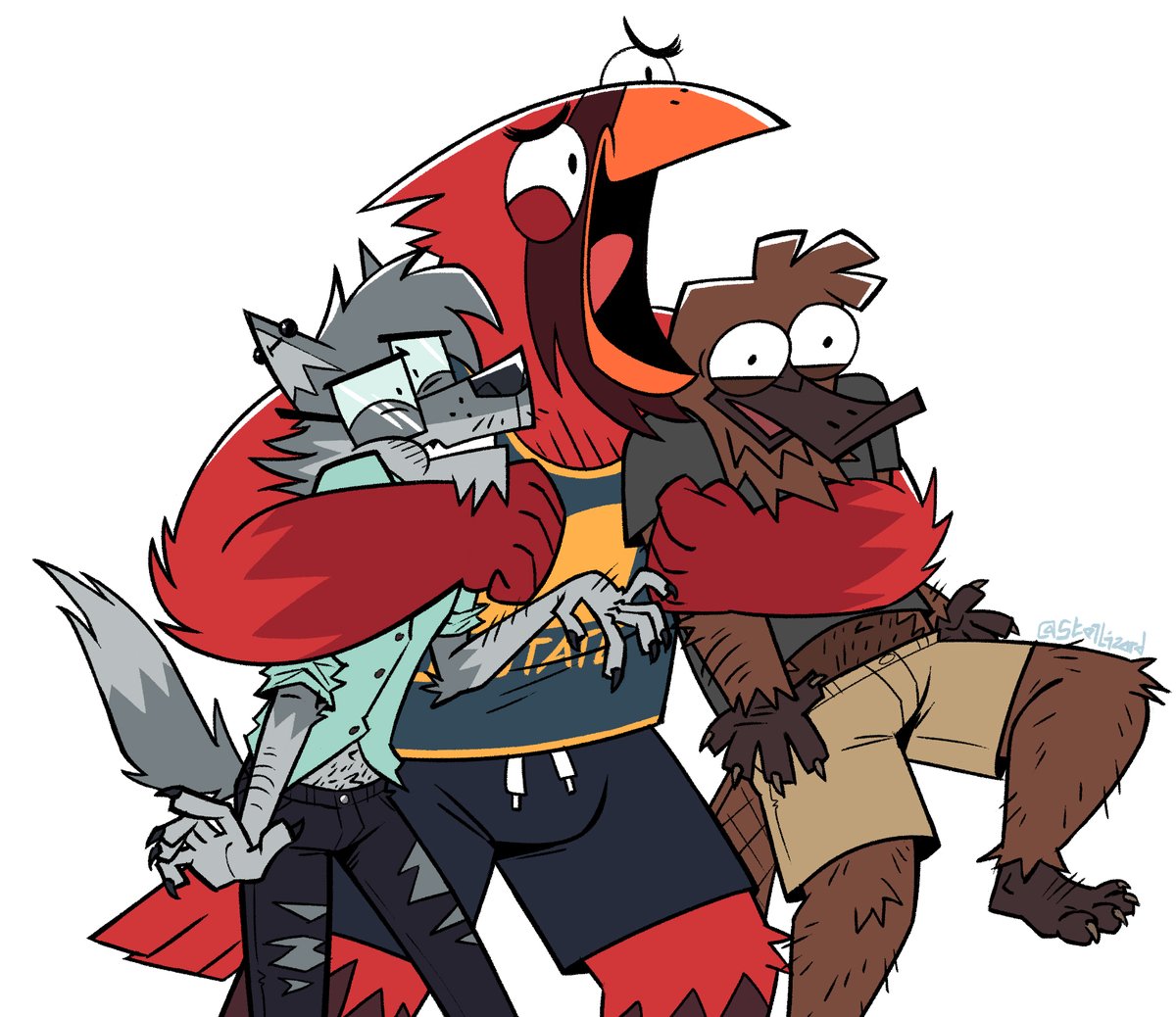 StelLizard's tweet image. He was rooting for the Seahawks