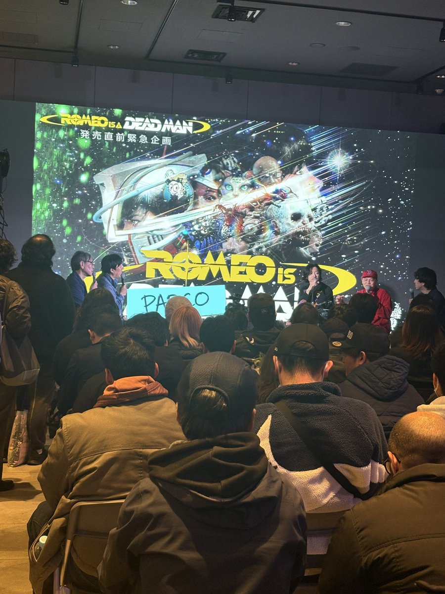 blyy_info's tweet image. 先週末は"ROMEO IS A PARCOMAN"素晴らしい時間をありがとうございました！
@suda_51 社長始め @Grasshopper_JP の皆様に改めて感謝です、今週水曜日発売
"ROMEO IS A DEADMAN"ゲーム好きの方は是非チェックしてみてください！！

romeo-is-a-dead-man.grasshopper.co.jp

#RomeoIsADeadMan

#RiaDM

#GhM

#suda51