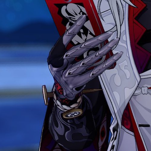 maskedfools's tweet image. is that. a nail sticking right through his wrist