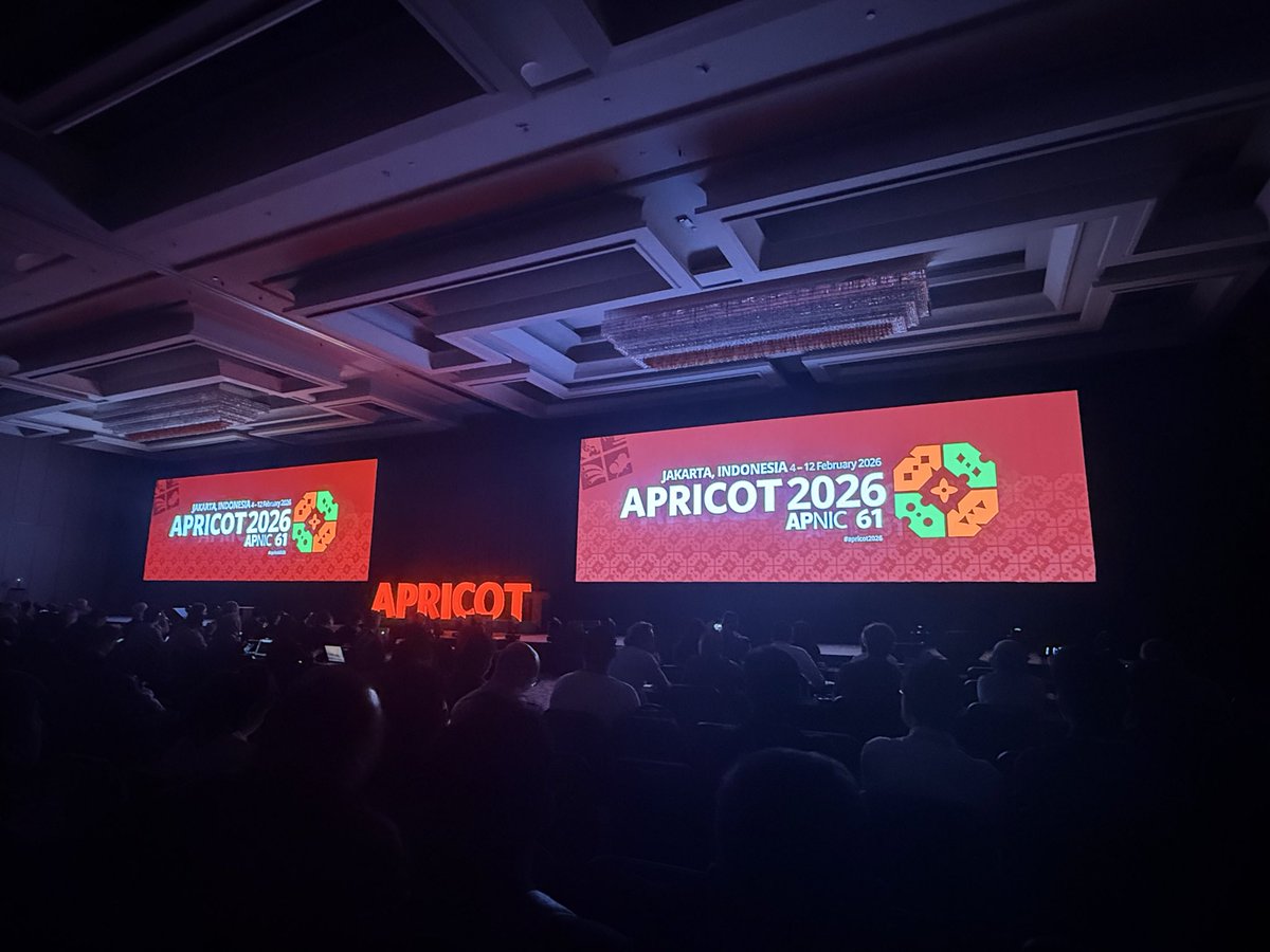 Day 1 of #APRICOT2026 🇮🇩