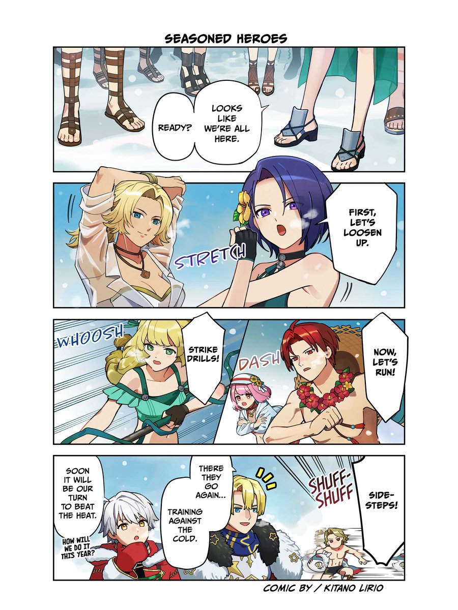 The latest installment of A Day in the Life, the #FEHeroes online manga, is now available!

←Read comic right to left