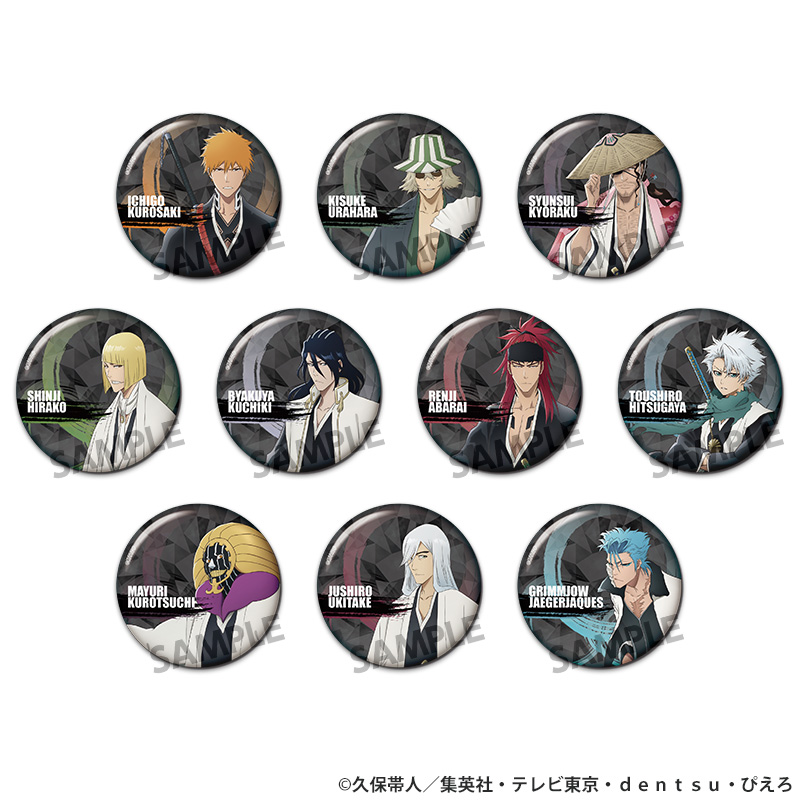 BLEACH 新グッズ 予約受付中📣🌟 ＼ ブリーチ からホログラム缶バッジ