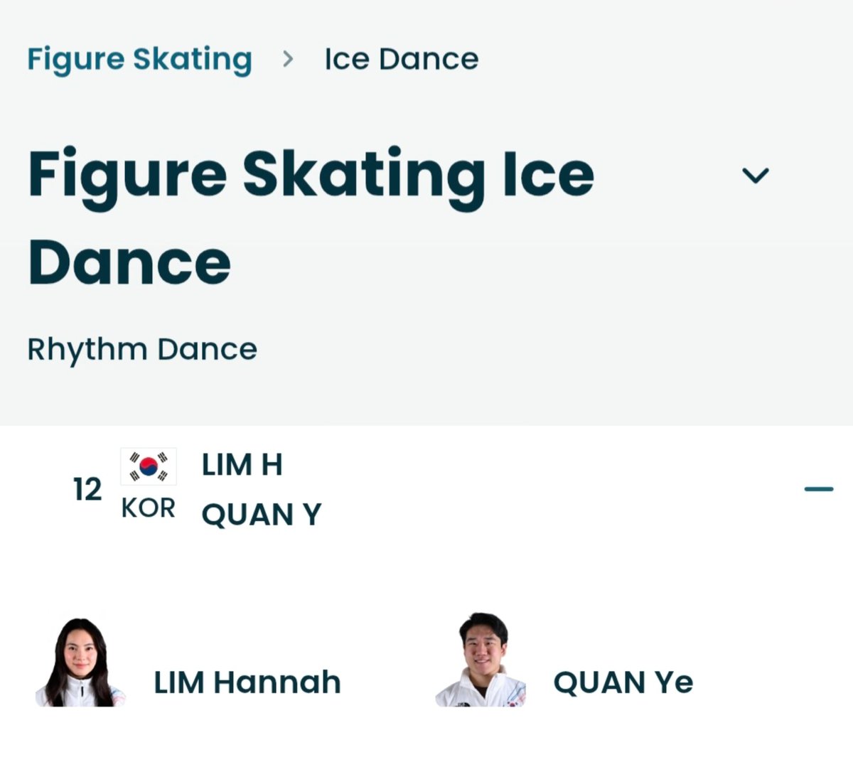 📌2026 밀라노·코르티나 동계올림픽
이탈리아 밀라노 (시차 8시간)

🗓️ 2/10 AM 3:20 - 6:53 아이스댄스 리듬댄스 (KST)
🗓️ 2/12 AM 3:30 - 6:51 아이스댄스 프리댄스 (KST)

#임해나 #권예 #해예네 
#HannahLIM #YeQUAN #LimQuan