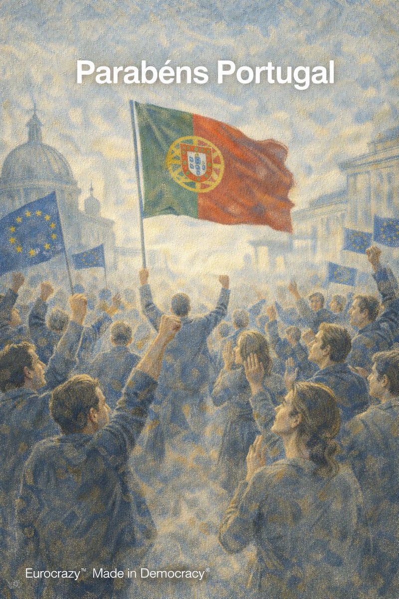 Portugal chose democracy 🇵🇹

Moderate conservatives asked their voters to support the moderate left to stop the anti-democratic far right.

A clear sign of our time: the real divide is no longer left vs right, but democracy vs authoritarianism.

#Democracy #Europe #MadeinEurope
