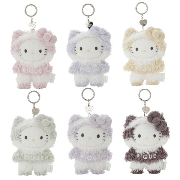 CKumacom's tweet image. ＼サンリオコラボ！／
3月11日(水)限定発売
gelato pique(ジェラート ピケ)
「sanrio house シークレットコレクション」
🎀コラボもこもこキティぬいぐるみチャーム【全6種】各3,850円