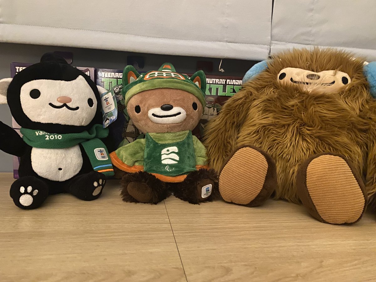 Since its #MilanoCortinaOlympic2026  time! I loved how cool the #vancouver2010 mascots are, I got them a few months ago &amp; im seeing the nostalgia for Quatchi, Miga, Sumi &amp; Mukmuk! 
I do wish we get to see them again soon, they were so cool!!! What do ya’ll Canadians think?