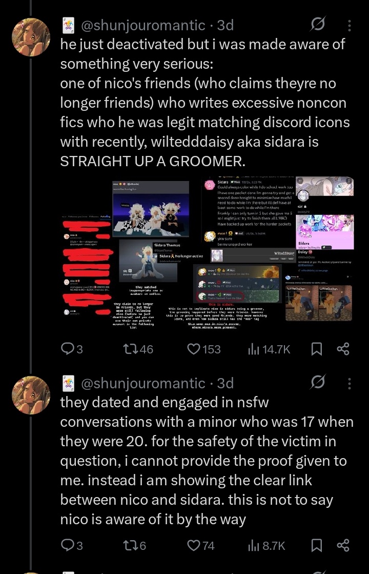 <a href="/lomitowithtea/">🍪🫖</a> Why are we not giving this attention and just treating it as an afterthought. Why the hell are we attacking ppl who just did stupid shit than actually concentrating/ investigate this what is wrong with you all