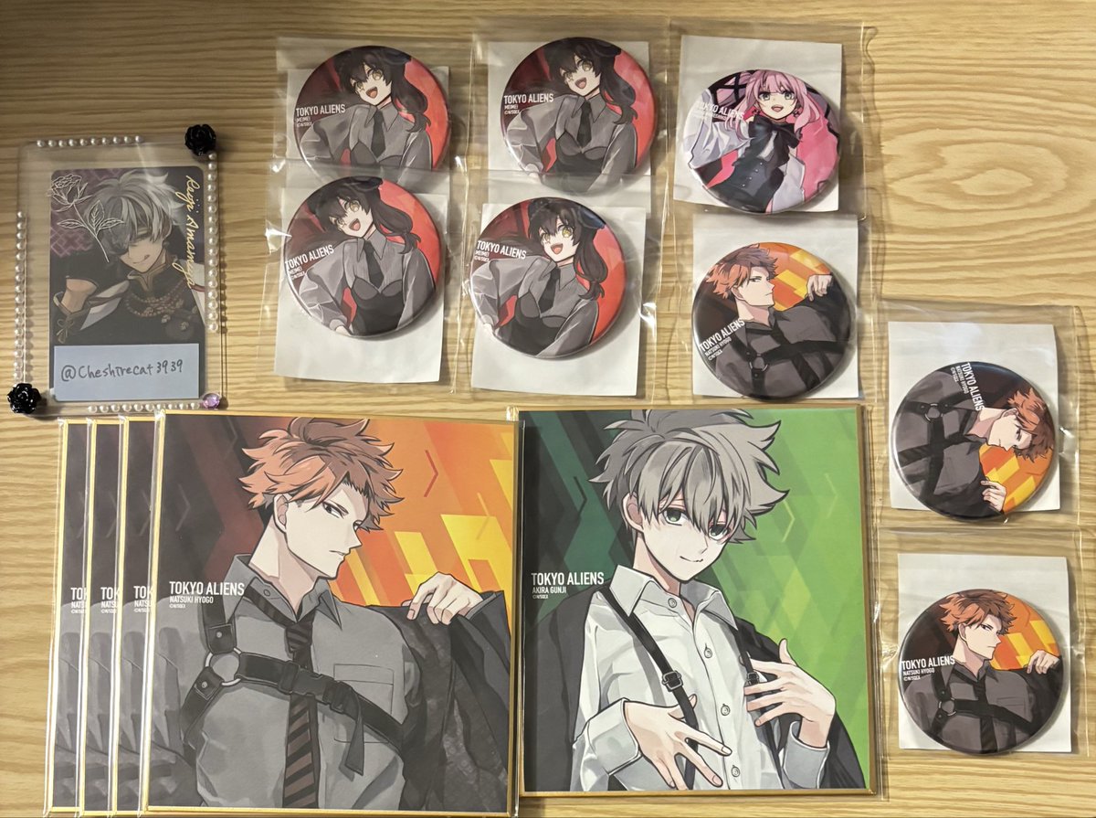 東京エイリアンズ 交換 譲渡 缶バッジ くじ 和服 ハオハオ クリカ
