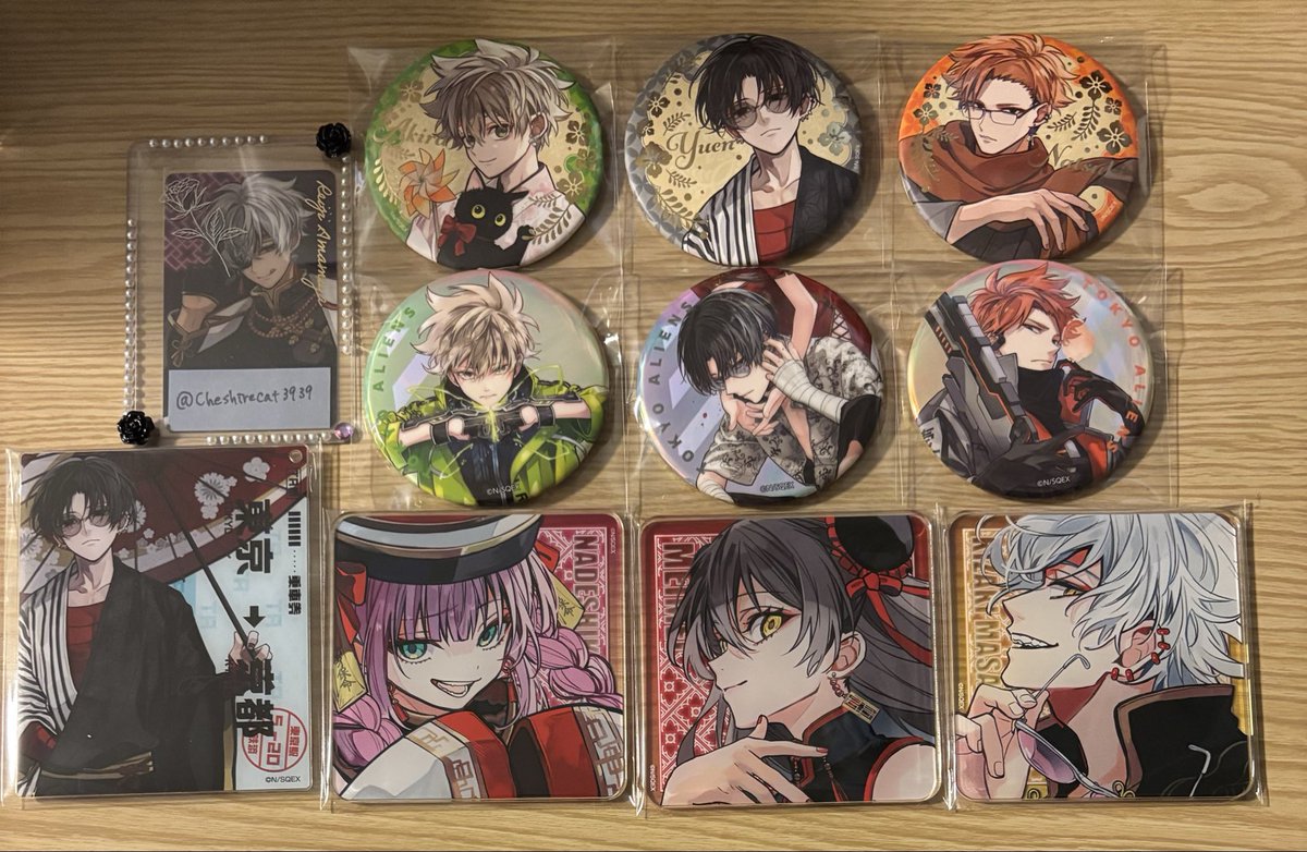 東京エイリアンズ 交換 譲渡 缶バッジ くじ 和服 ハオハオ クリカ