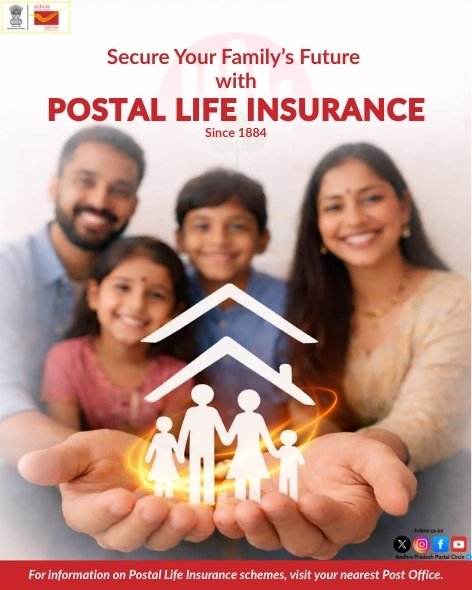 appostalcircle's tweet photo. Secure your family’s future with the trusted protection of #PostalLifeInsurance.
Serving generations with reliability and care since 1884.
#IndiaPost #FamilyProtection #FinancialSecurity #SecureFuture #InsuranceAwareness #FamilyFirst #TrustOfIndia https://t.co/kclB2x9RZO