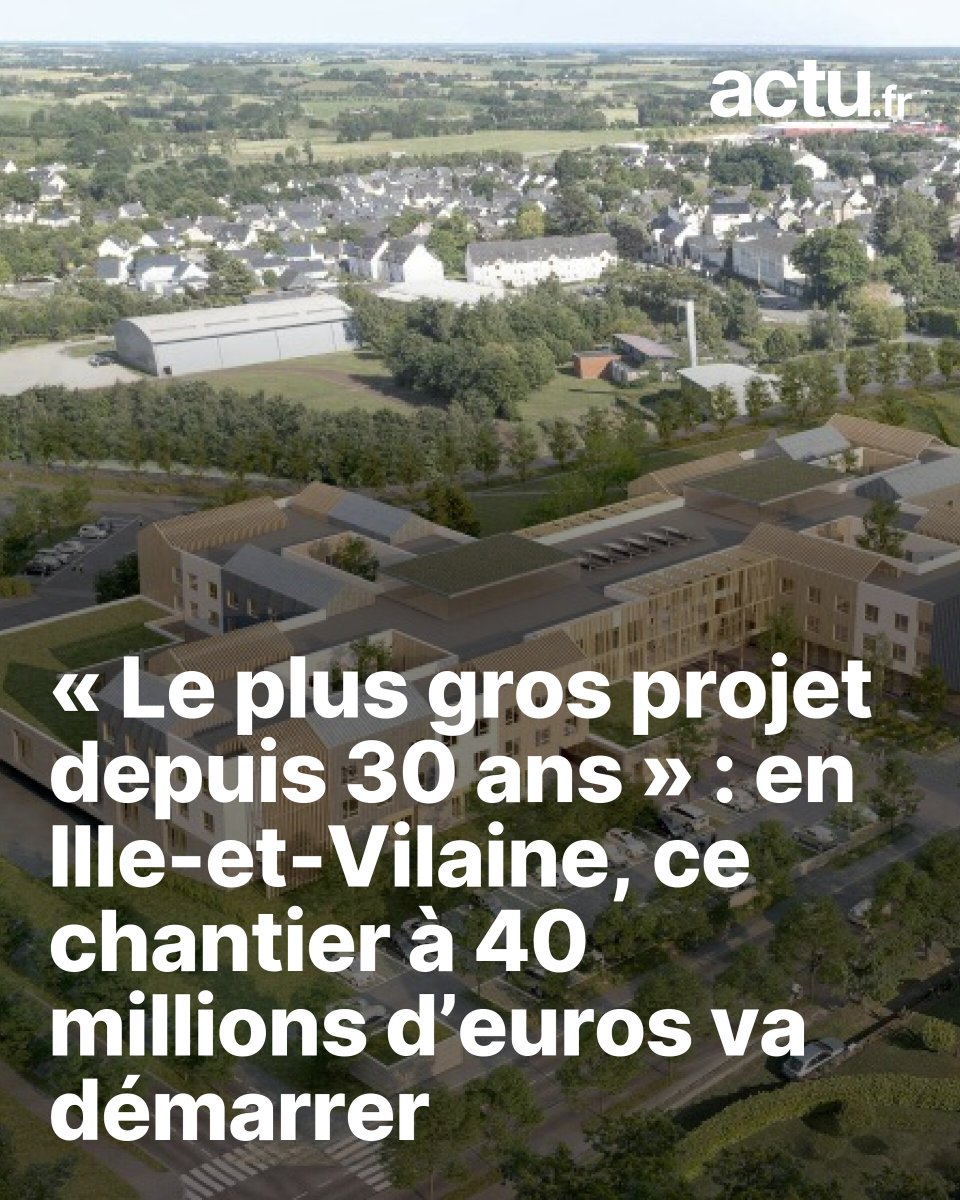 « Le plus gros projet depuis 30 ans » : en Ille-et-Vilaine, ce chantier à 40 millions d’euros va démarrer
➡️ l.actu.fr/uU5U