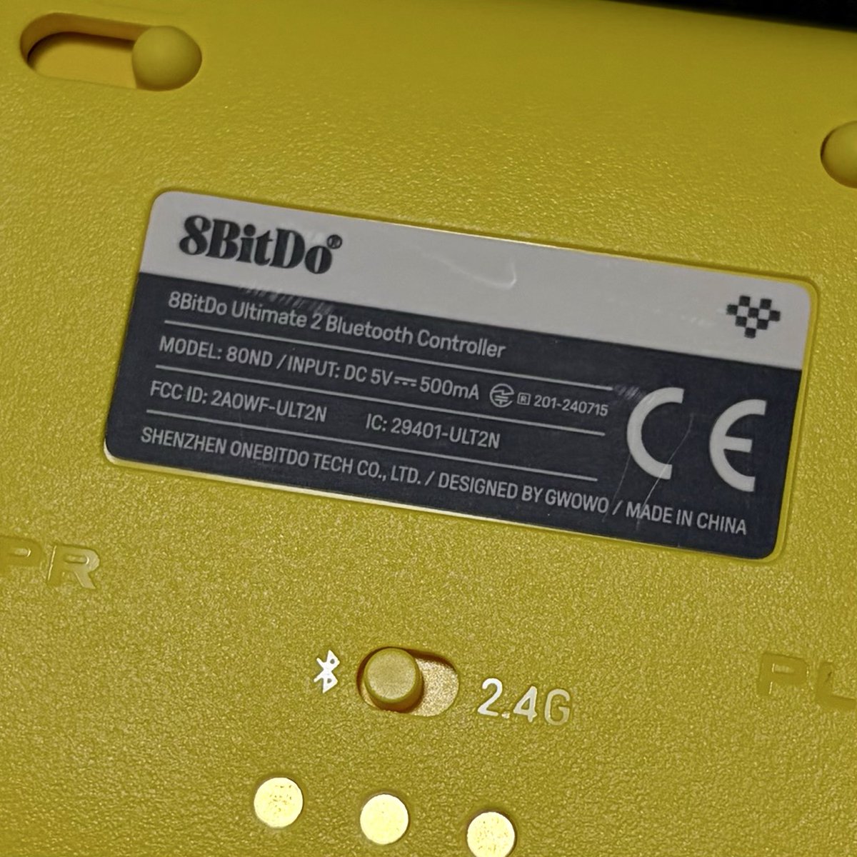 8BitDo Ulitimate 2 Bluetooth イエローが届きました！ 久しぶりに