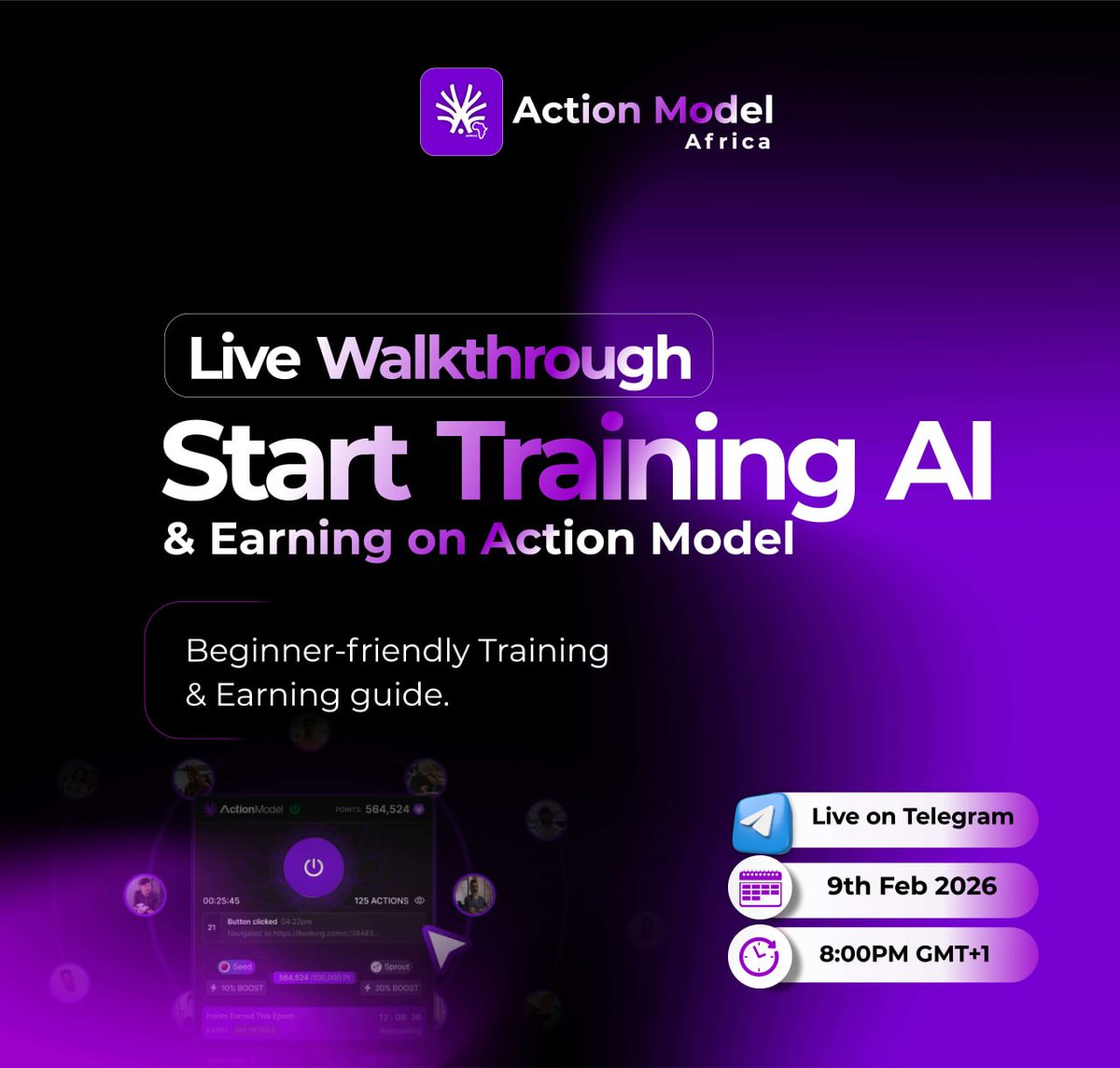 𝗚𝗠 𝗖𝗧 ☀️

𝗝𝗼𝗶𝗻 𝘂𝘀 𝗟𝗜𝗩𝗘 𝘁𝗼𝗺𝗼𝗿𝗿𝗼𝘄
𝗮𝘀 𝘄𝗲 𝘀𝗵𝗮𝗿𝗲 𝗮 𝗰𝗹𝗲𝗮𝗿 𝗴𝘂𝗶𝗱𝗲 𝗼𝗻 𝘁𝗿𝗮𝗶𝗻𝗶𝗻𝗴 𝗔𝗜 𝗼𝗻 <a href="/ActionModelAI/">Action Model</a>

🔗 t.me/ActionModelAF 

𝗖𝗮𝗻 𝗜 𝗴𝗲𝘁 𝗮 𝗚𝗠?