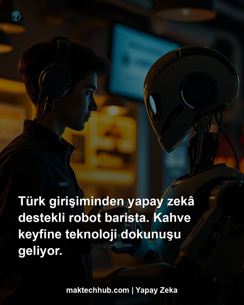 Türkiye merkezli bir girişim, yapay zeka destekli bir "robot barista" geliştirdi. Bu yenilik, hizmet robotları pazarında önemli bir gelişme olarak kaydedildi. Robot, kahve hazırlama süreçlerinde insan eli değmeden tam otomasyon sağlıyor. #Türkiye #Teknoloji #Girişim
