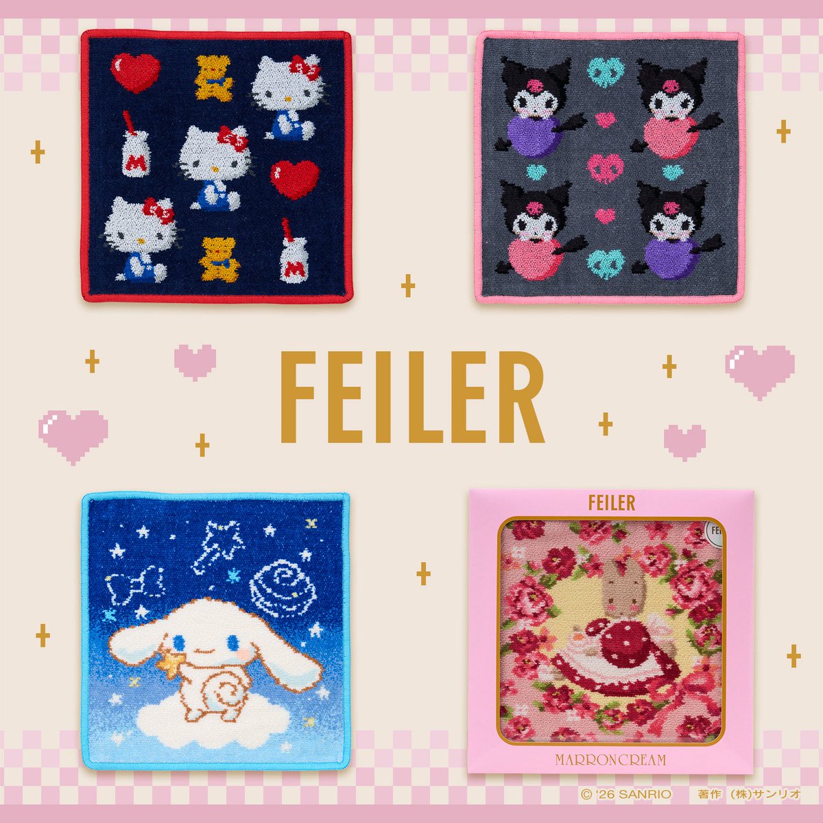 コラボ情報！✓／ #フェイラー × #サンリオ 新作 ハローキティ