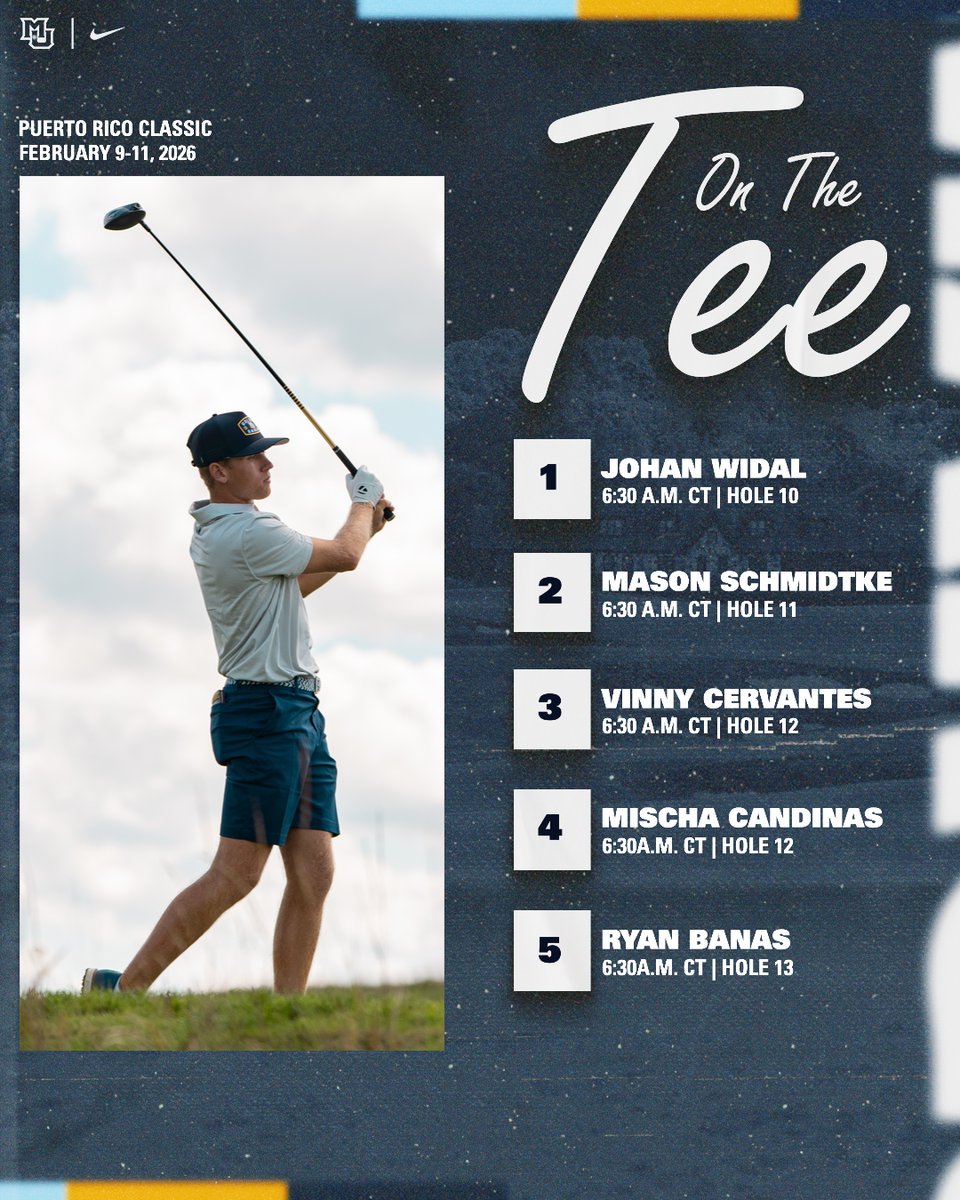 Marquette Golf tweet media