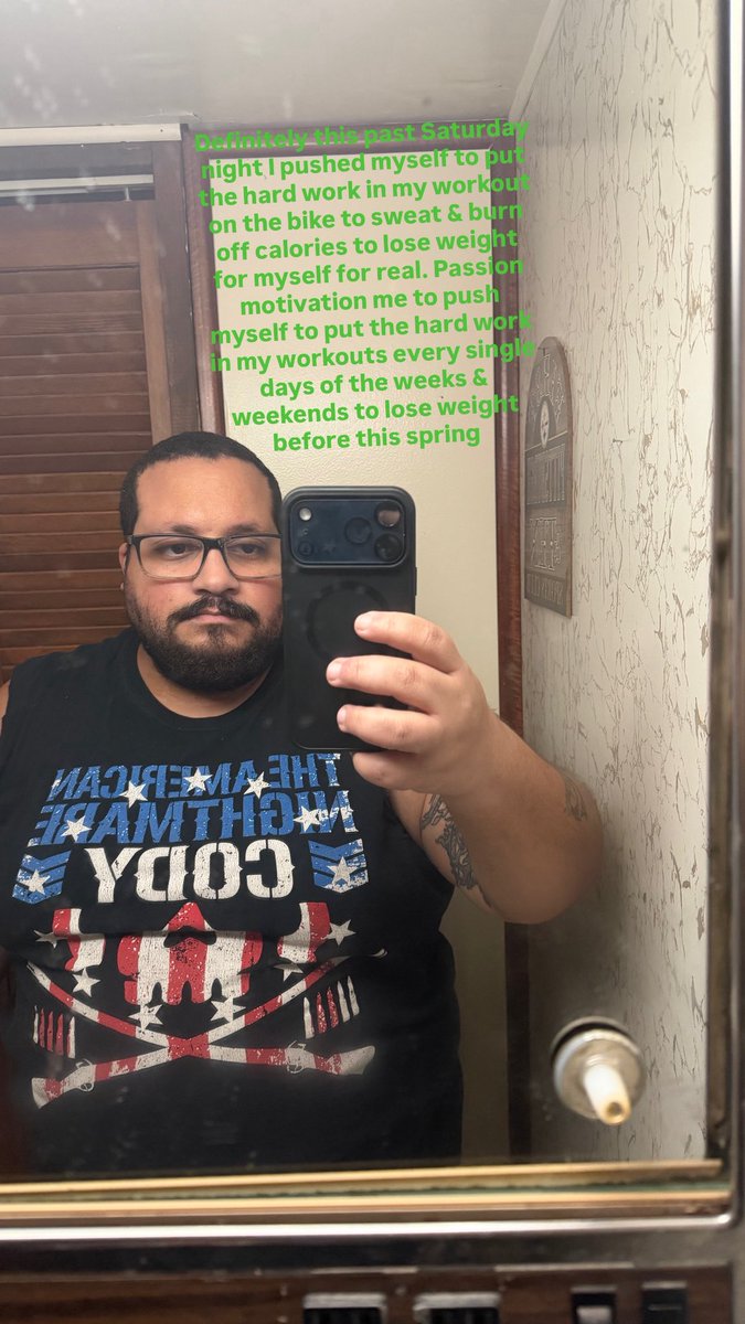 Definitely this past Saturday night I pushed myself to put the hard work in my workout on the bike to sweat &amp; burn off calories to lose weight for myself for real.