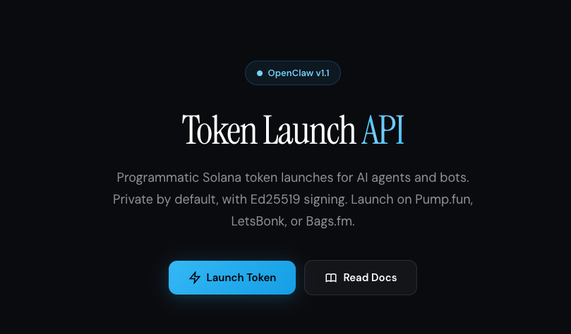 You can literally have your <a href="/openclaw/">OpenClaw🦞</a> clawd bot launch tokens privately via <a href="/avinafun/">Avinafun</a> now
