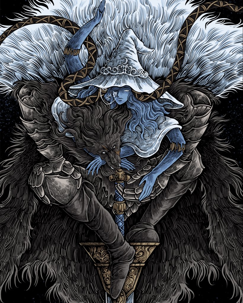 alfaro_gheraldo's tweet image. Blaidd &amp;amp; Ranni
#ELDENRING #RanniTheWitch #blaidd #soulsborne