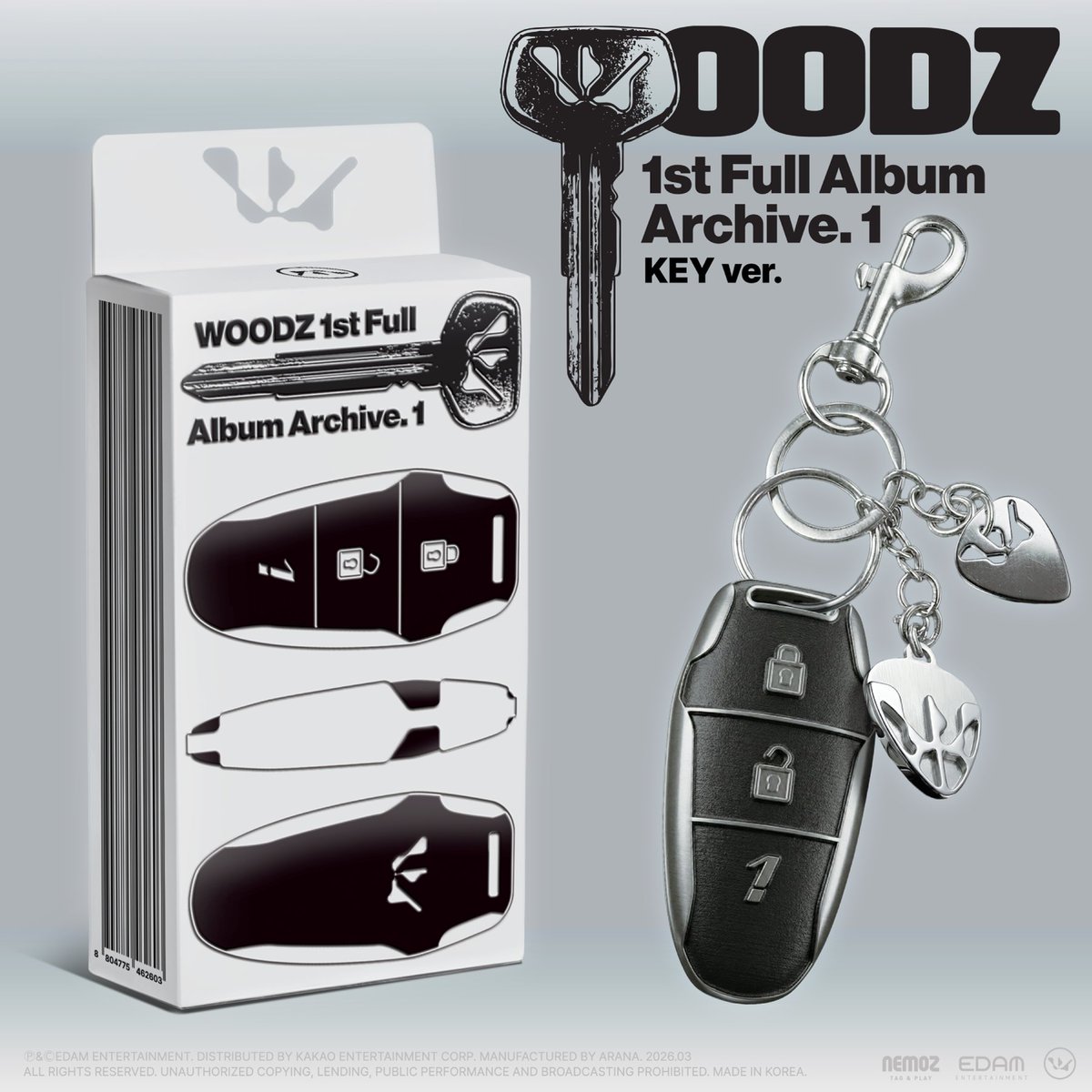 🆕【 WOODZ 】 WOODZ - 1st Album [Archive. 1] 🗓️発売日 : 2026-03