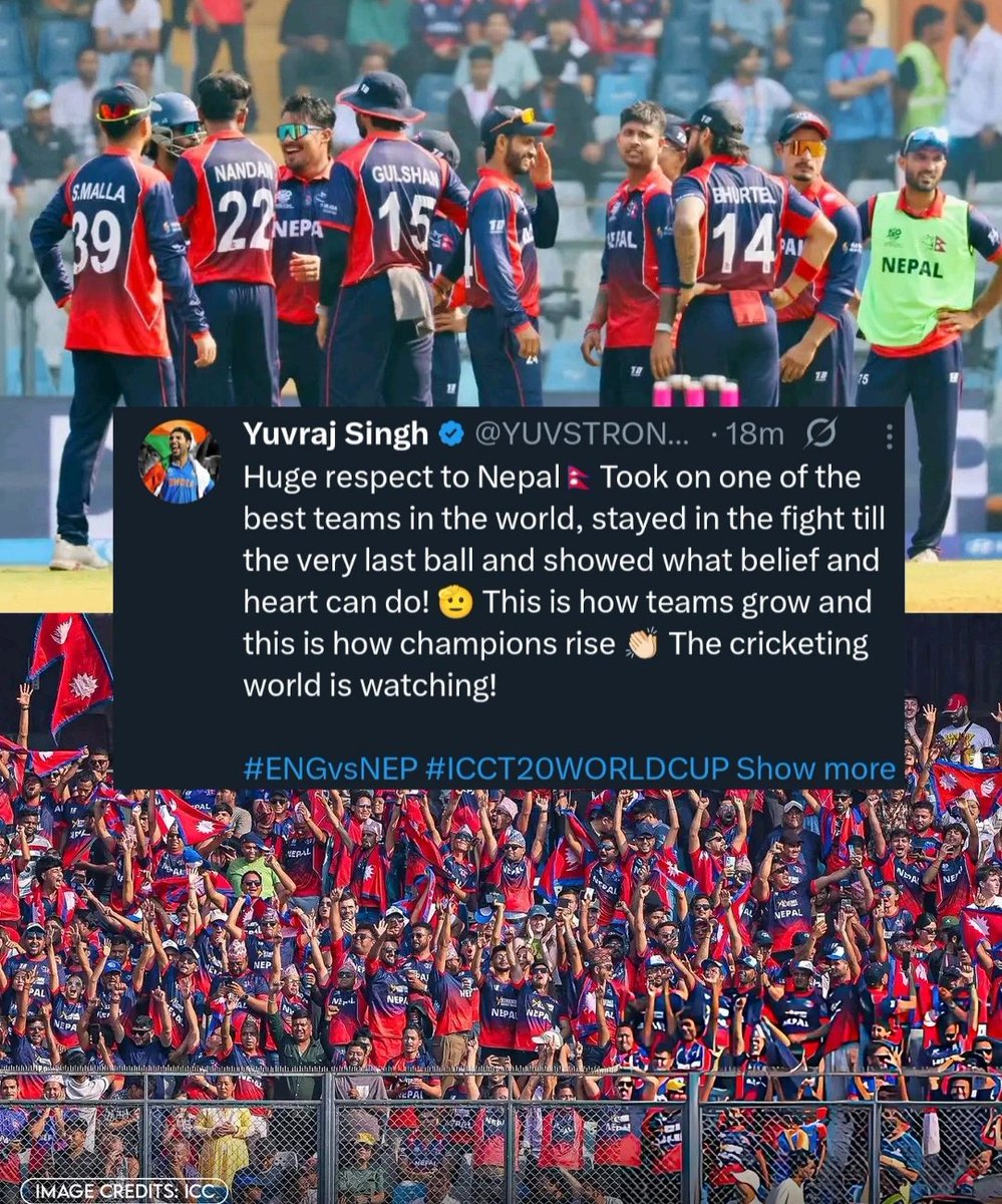 a_kalinga01's tweet image. Well played Nepal team 🫡
#T20WorldCup #ENGvNEP
#NepalCricket