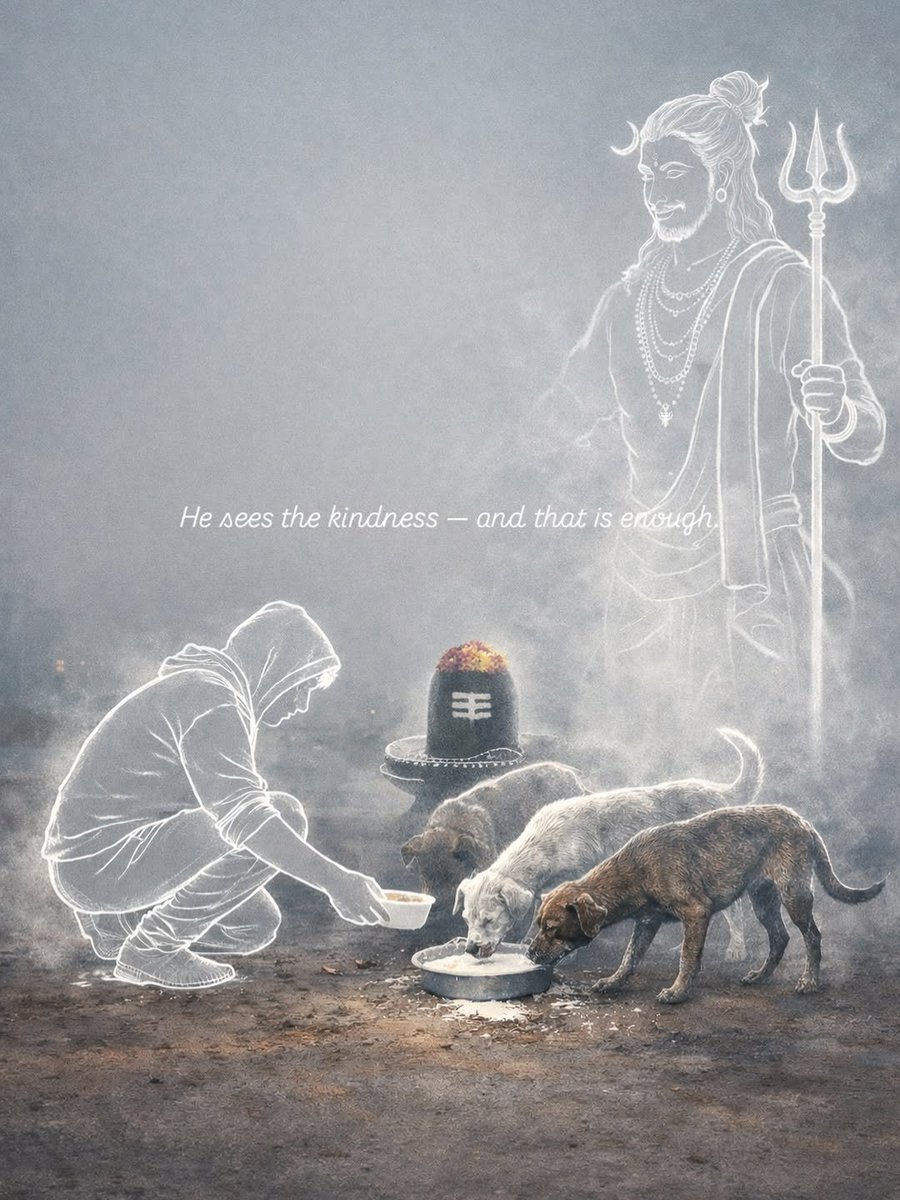 He sees kindness - and that is enough. 🔱
