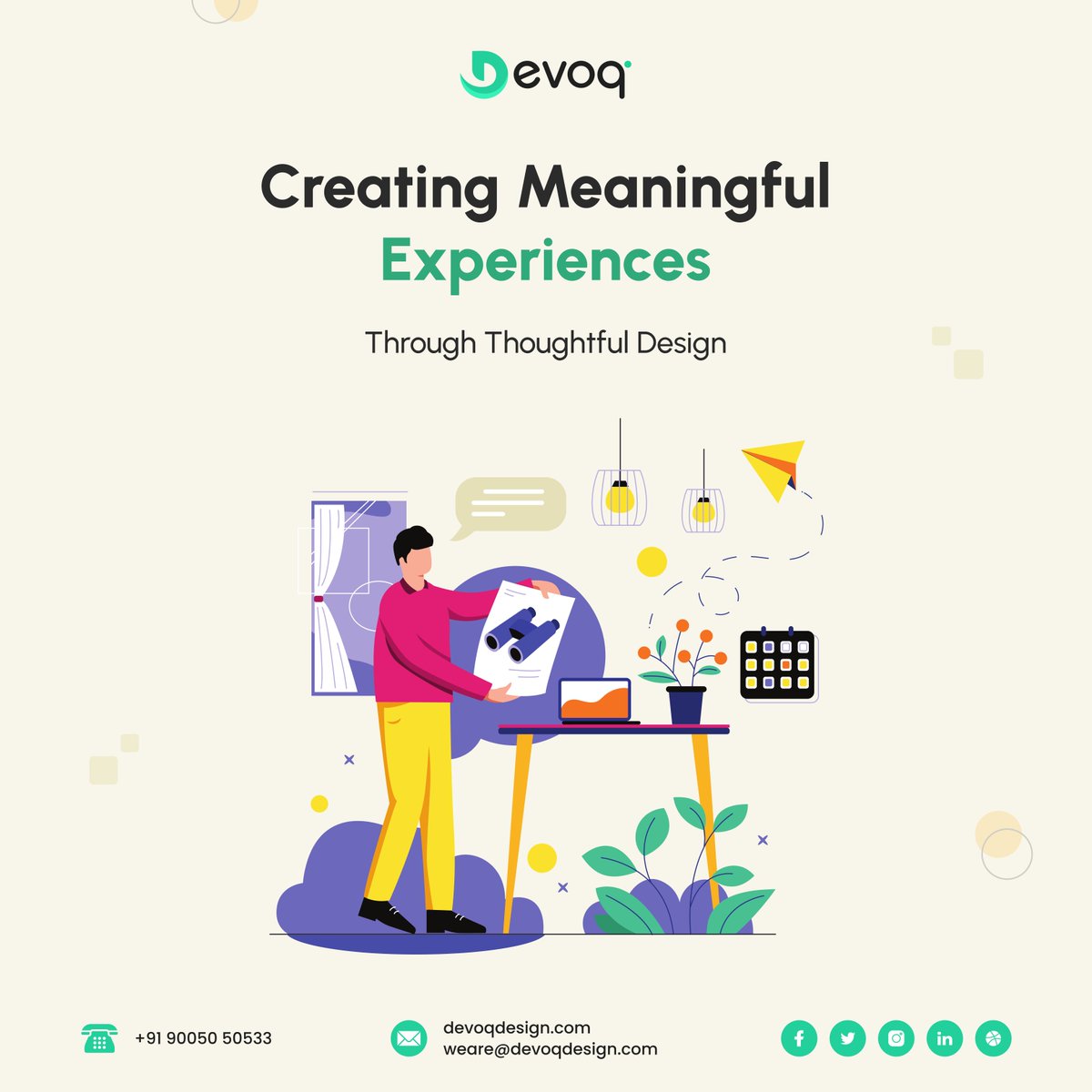 Devoq_Design's tweet image. Thoughtful design leads to powerful results. We build intuitive experiences that are visually refined and performance-driven.

Visit our website for more details: devoqdesign.com

Email Us: sales@devoqdesign.com

#PremiumDesign #UXUIStudio #DesignAgency #UserFirst