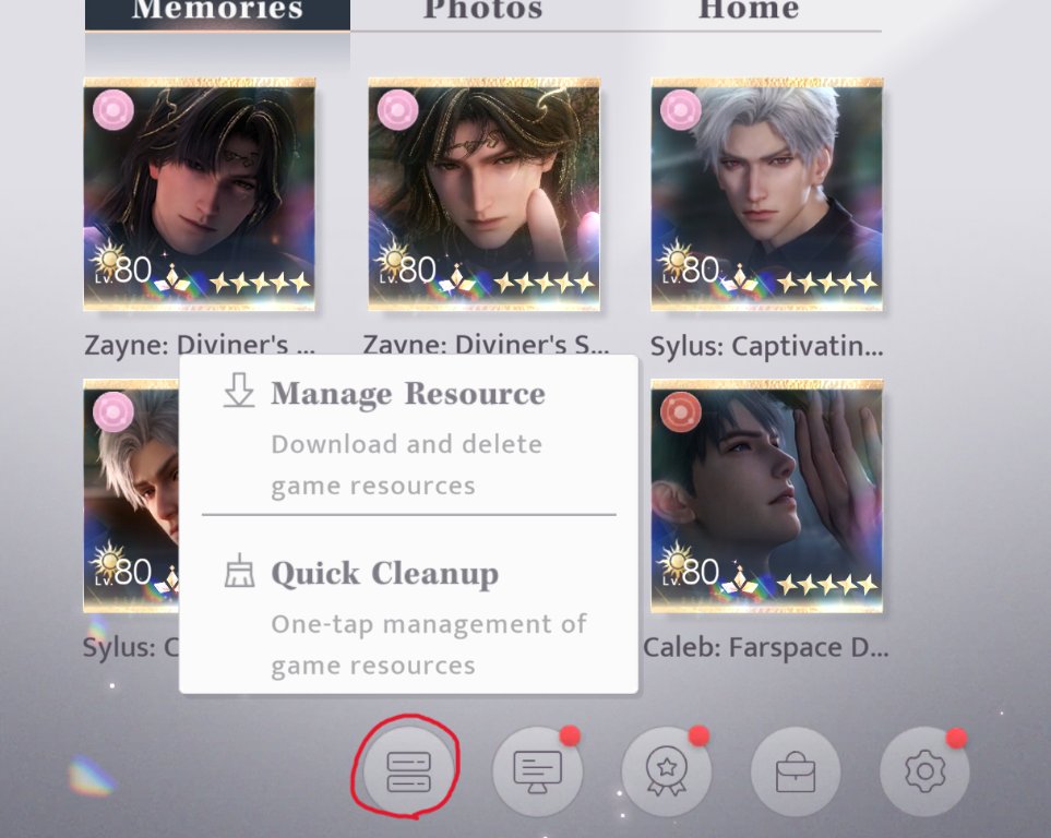 NightingaleMiru's tweet image. Love and Deepspace | Mortality's Tenderness

📥Pre-download Available
You can start the pre-download via the top-right corner of the main interface.
Approx. download size: ~2.8 GB

🧹Free Up Storage
Tap top-left corner → Profile → Quick Cleanup to clear space.

*It’s getting…