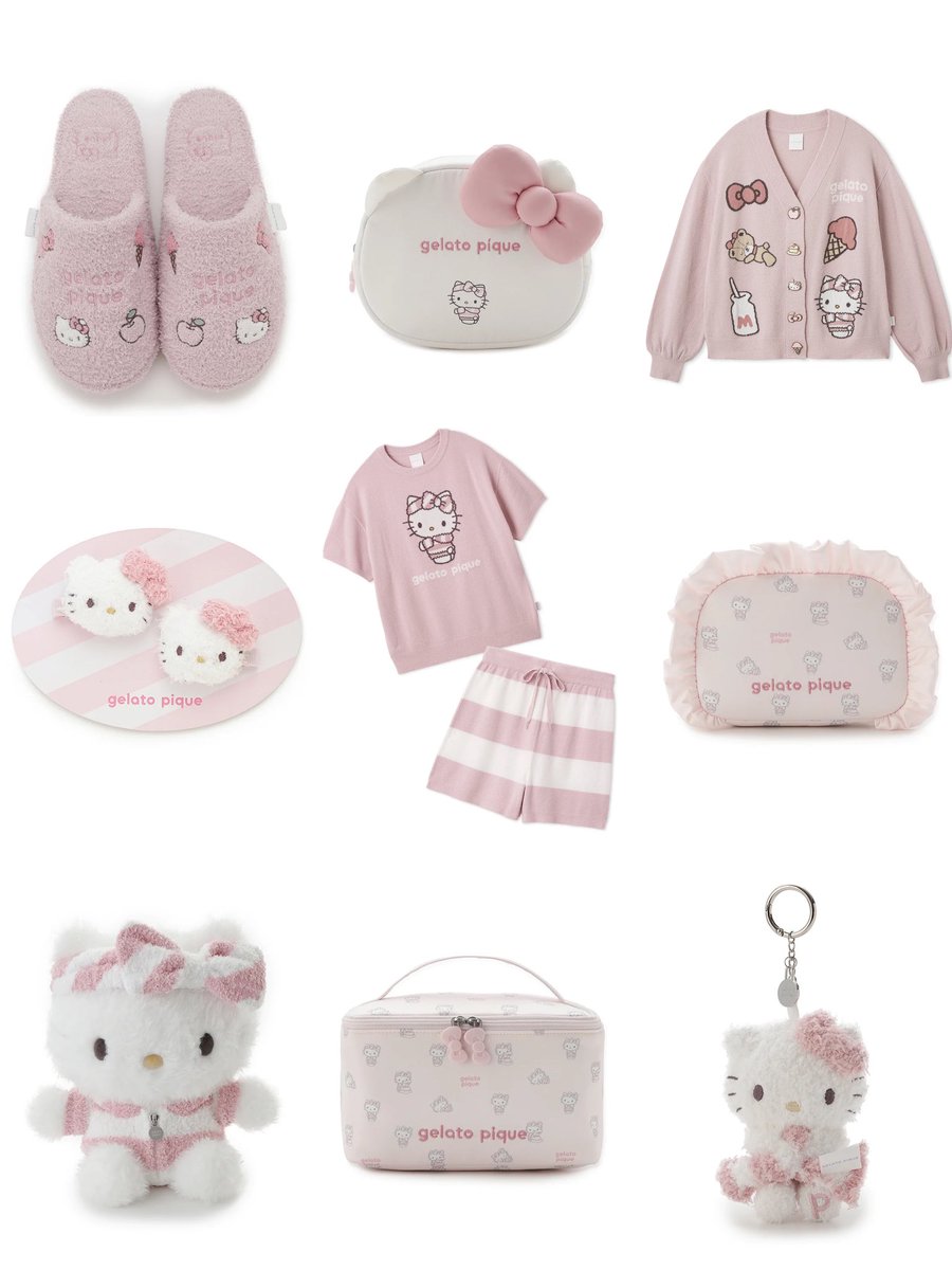 ジェラピケとサンリオコラボ可愛すぎる🎀🤍 サンリオハウスってお店で
