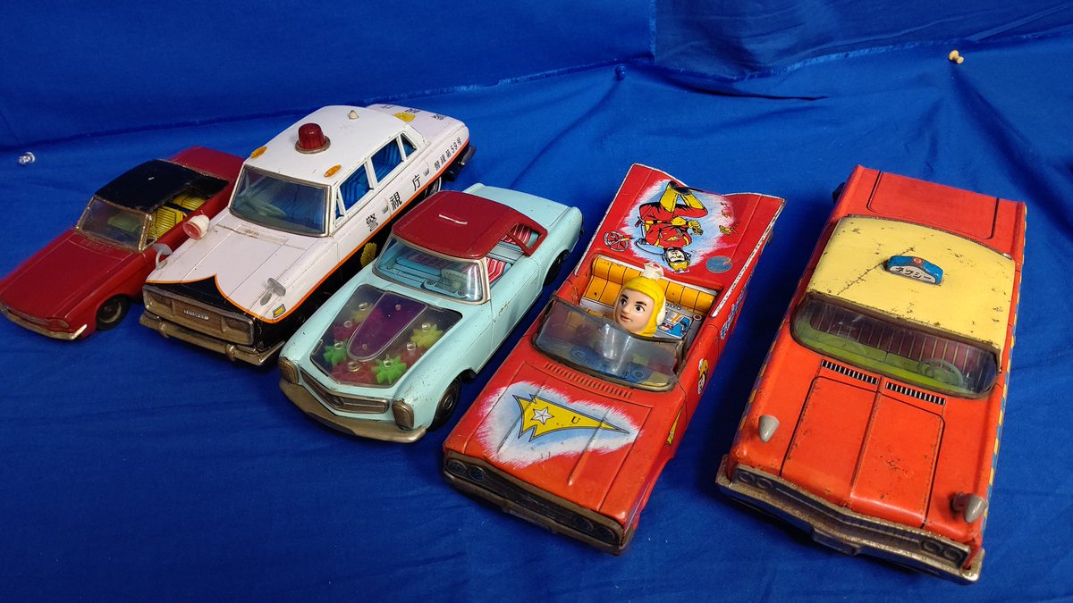 古いブリキが来ました。 昔の物は出来がイイですね☺️ #ブリキ