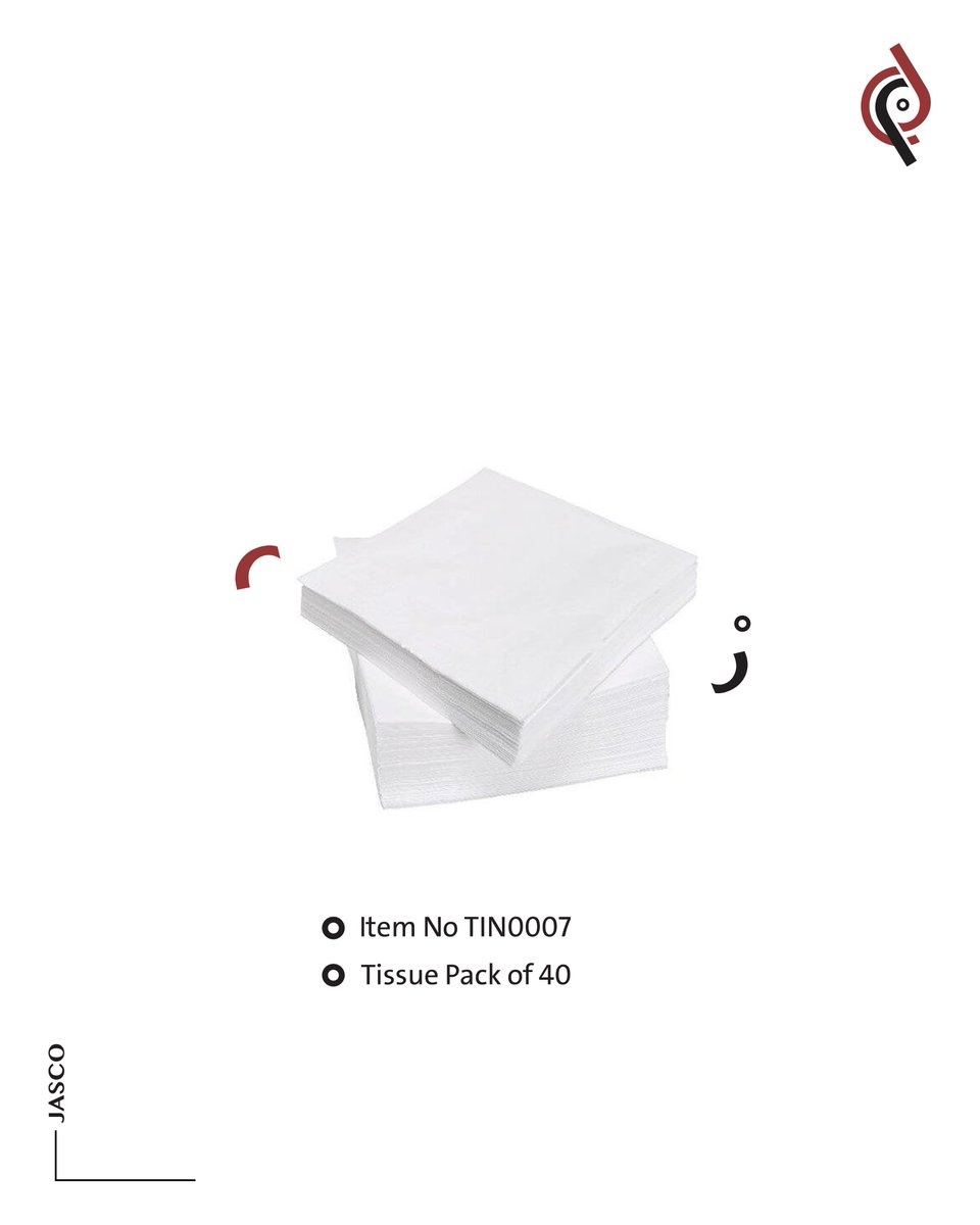التفاصيل البسيطة تفرق 
مناديل أساسية على كل سفرة

#مناديل #جاسكو #JASCO #tissue