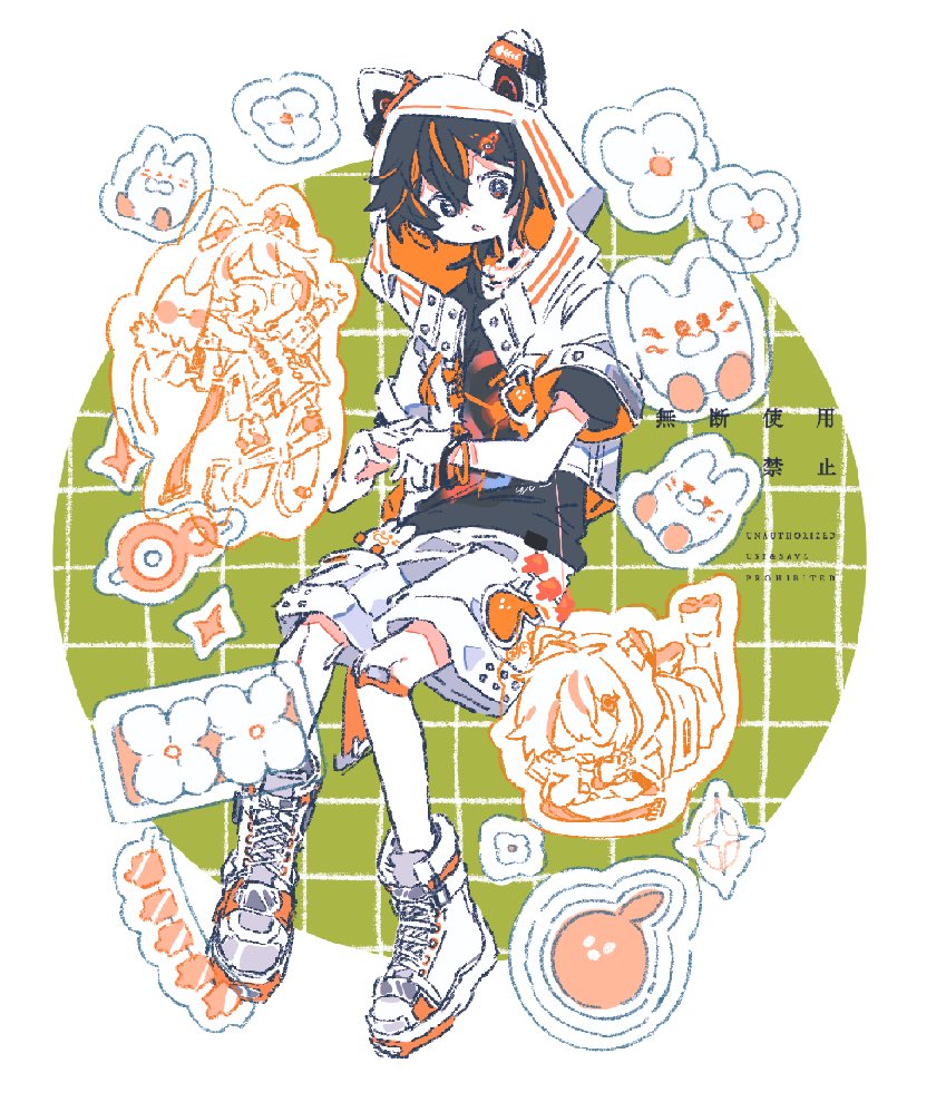 skeb描かせていただきました！
とってもかわかっこいいデザインでした！🐈‍⬛
 #skeb