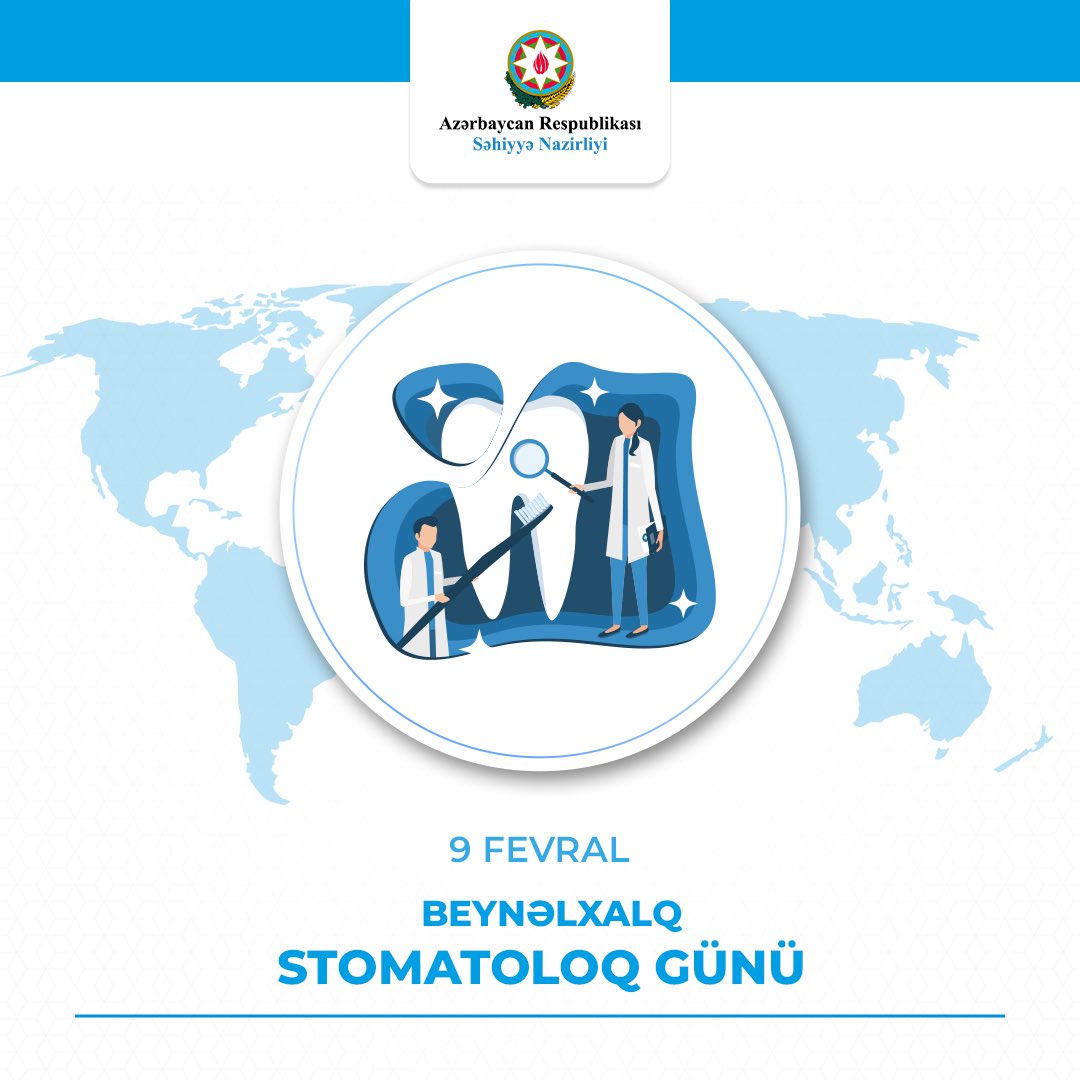 healthgovaz's tweet photo. #9Fevral #Beynəlxalq #StomatoloqGünü #SəhiyyəNazirliyi https://t.co/liZDl0NBjy