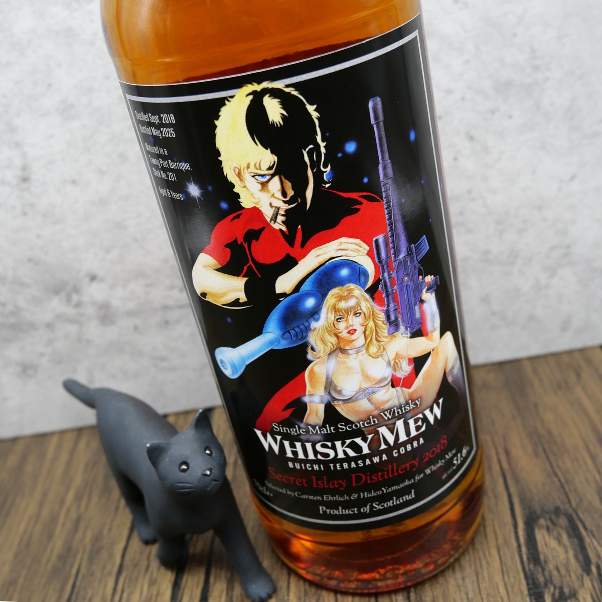 本日抽選申込開始！】 WHISKY MEW限定 寺沢武一 #コブラ ラベル