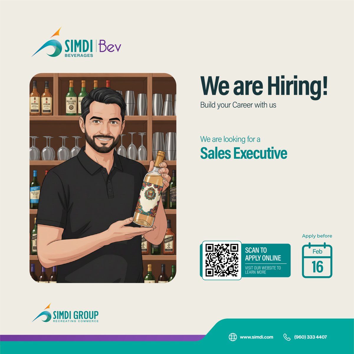 JOIN OUR TEAM! 
If you feel this position offers you the opportunity to seek progress in your career, apply directly through our portal: career.simdi.com