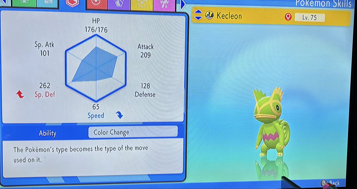 Fraggle_Drums's tweet image. #Kecleon #L75 #UltimatePokémonQuest #Pokemon