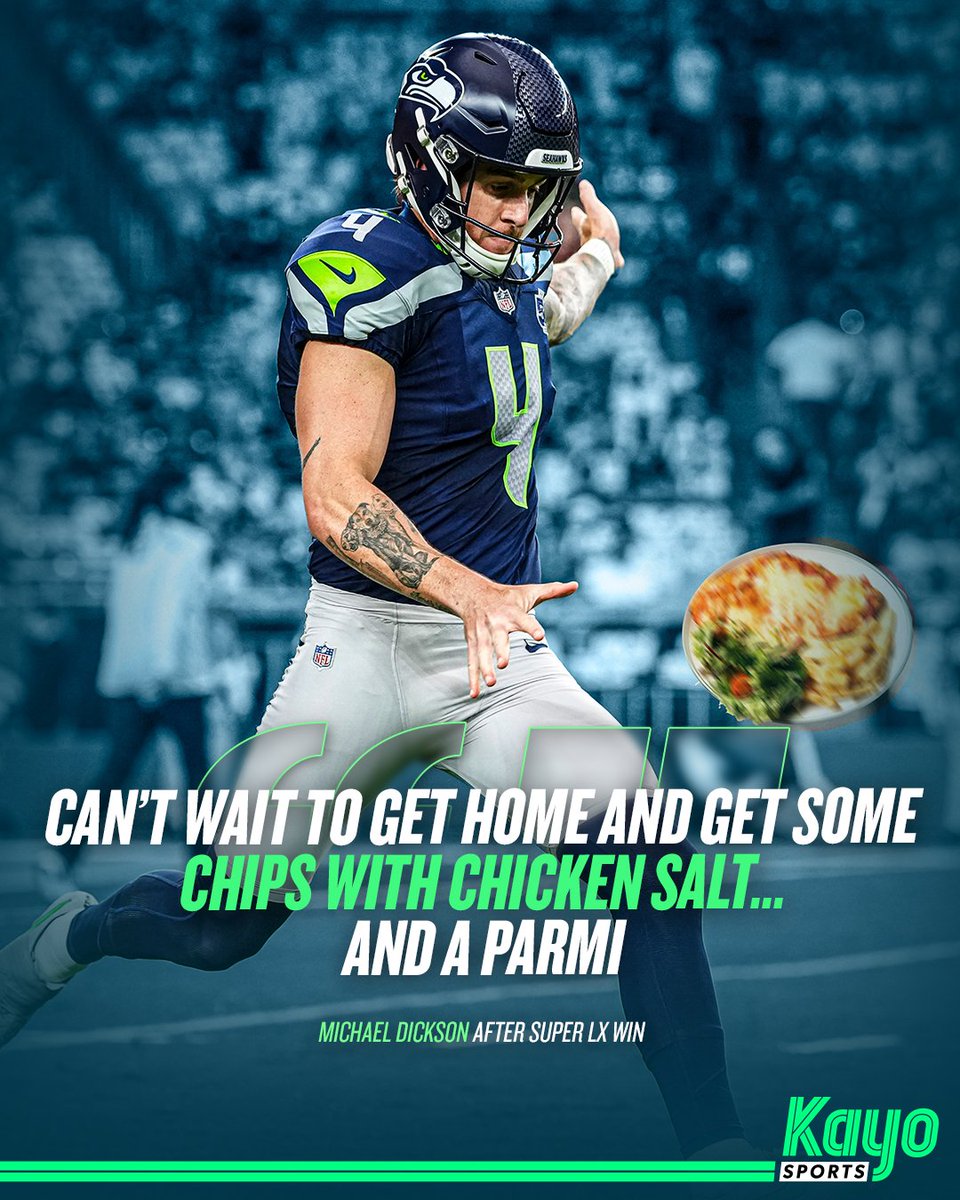 kayosports's tweet image. Sounds good to us!!! 🍟

#NFL #SuperBowlLX #Aussie